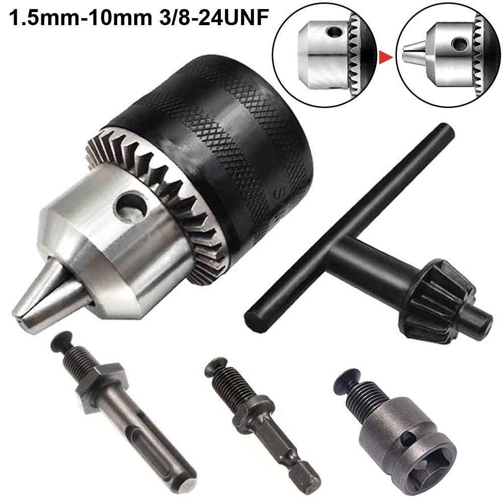 Hammer Drill Sds - 1.5-10mm Drill Chuck,3/8-24UNF Mount Impact Driver