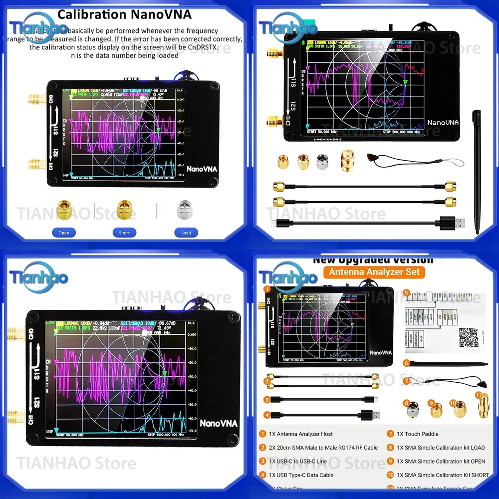 Power Tools Vector - Upgrade 2.8 inch TFT NanoVNA-H for