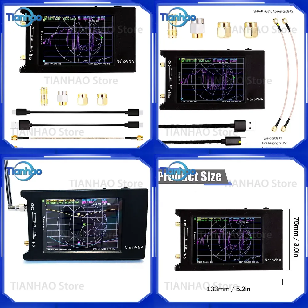 Power Tools Vector - NanoVNA-H4 for Antenna Analyzer 10 kHz
