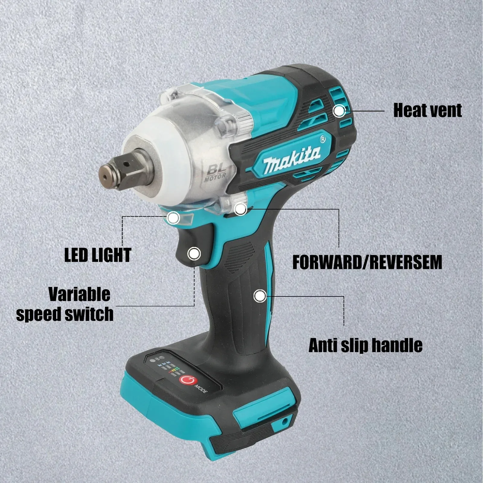Brushless Makita DTW300 Batter - Power Tools Impact Wrench recension och pris