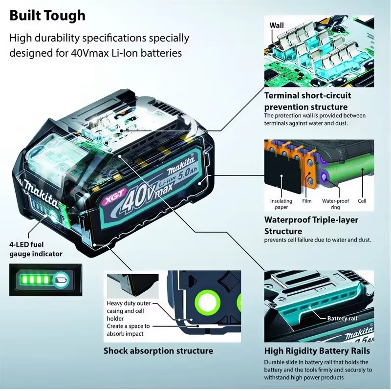 Genuine Makita 40V Max XGT BL4 - Makita Power Tools Xgt recension och pris