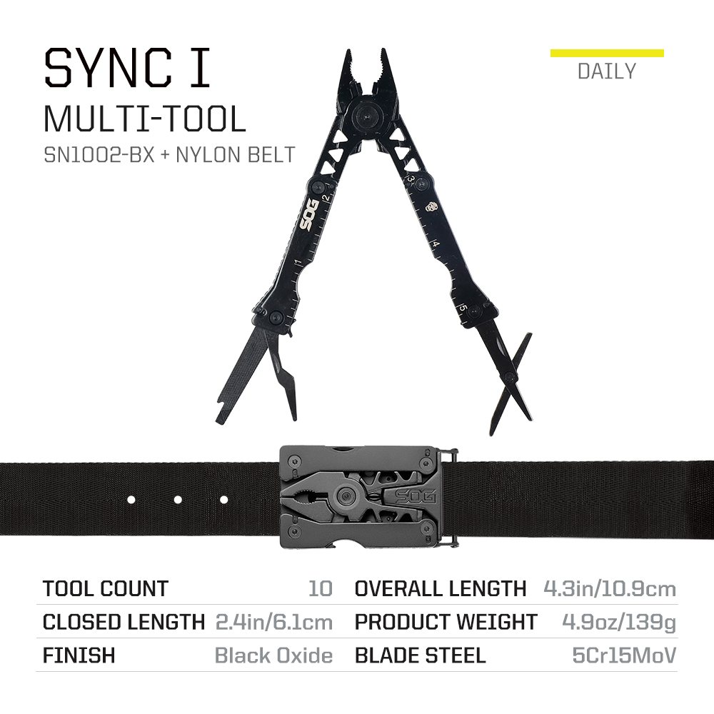 SOG Sync I Traveler EDC Multi- - Power Tools America recension och pris