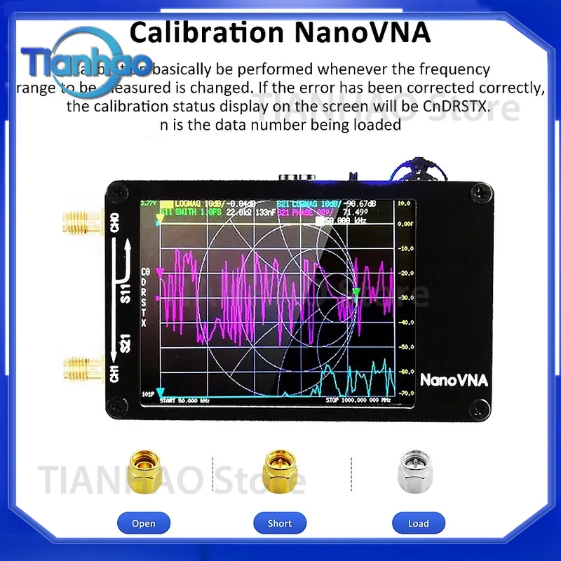 Upgrade 2.8 inch TFT NanoVNA-H - Power Tools Vector recension och pris