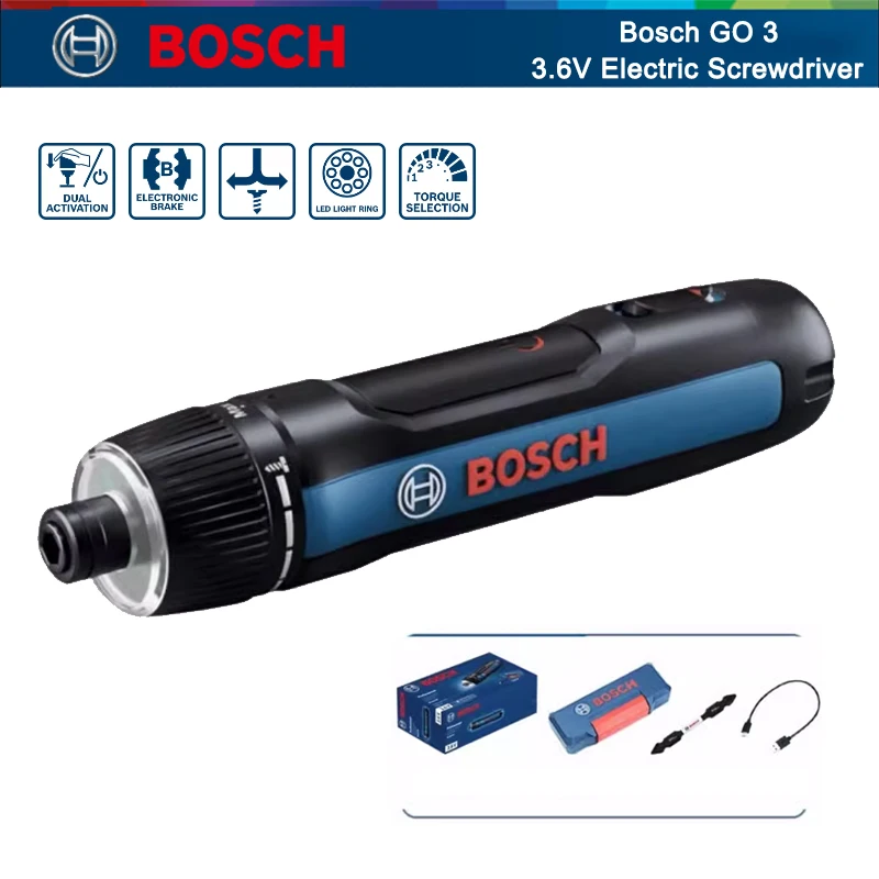 BOSCH Go 3 Electric Screwdrive - Power Tools Hand Tools recension och pris