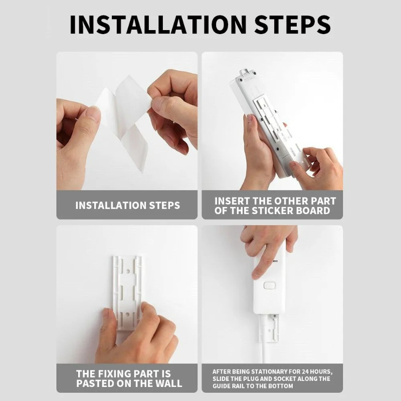 Self-Adhesive Power Socket Str - Power Tools Rack recension och pris