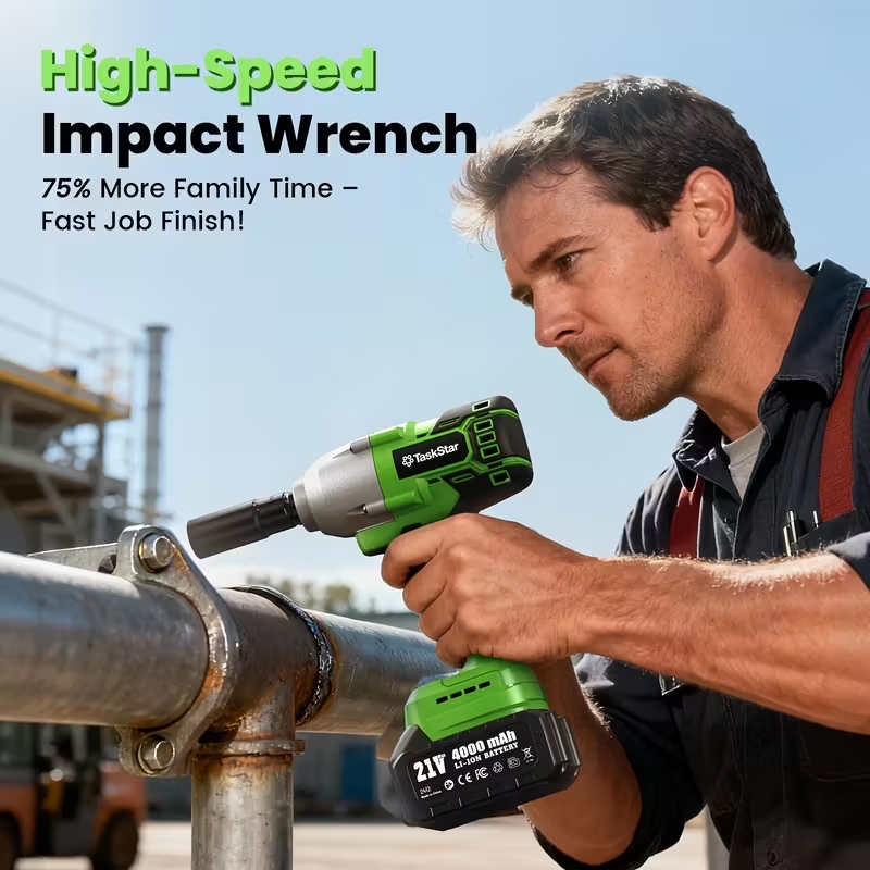 TaskStar Impact Wrench 1600N.m - Power Tools Impact Wrench recension och pris