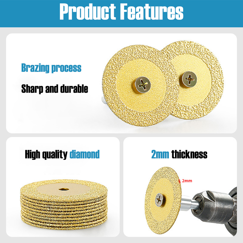 40mm Braze Diamond Saw Blade M - Power Tools Hand Tools recension och pris