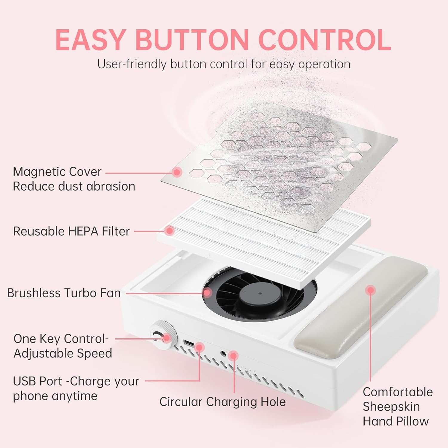 Popular Nail Dust Collector, S - Power Tools You Must Have recension och pris
