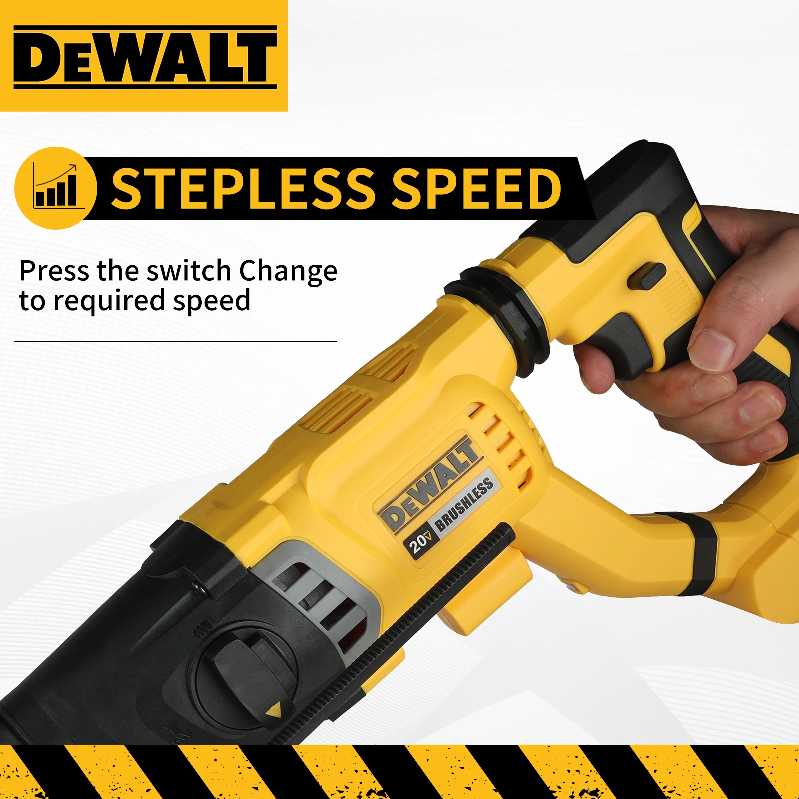 Hot Sale DEWALT 20V Brushless  - Hammer Drill Sds recension och pris