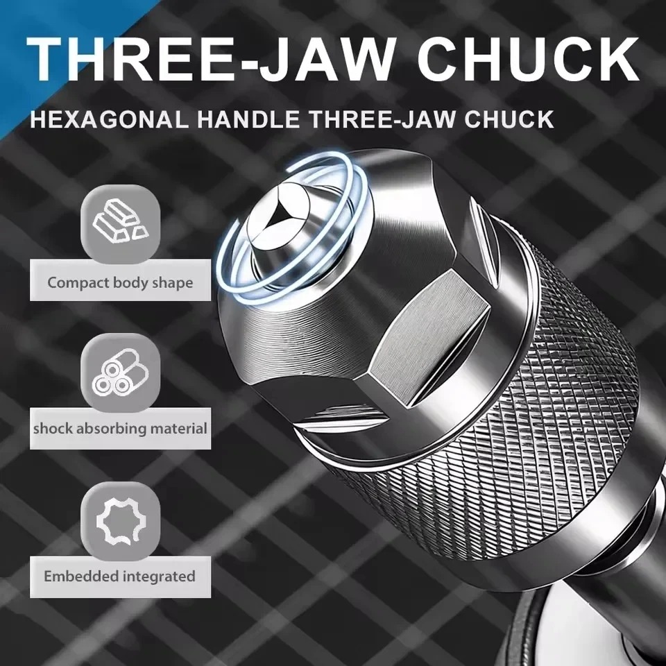 3-Jaw Keyless Drill Chuck Adap - Power Tools Jobs recension och pris